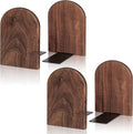Book Ends, 2 Pair Large Bookends Wood Book Ends Universal Economy Bookend by shikaman