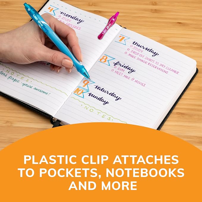 BIC Gelocity Quick Dry Gel Pens, Teacher Supplies and School Supplies - Image 4