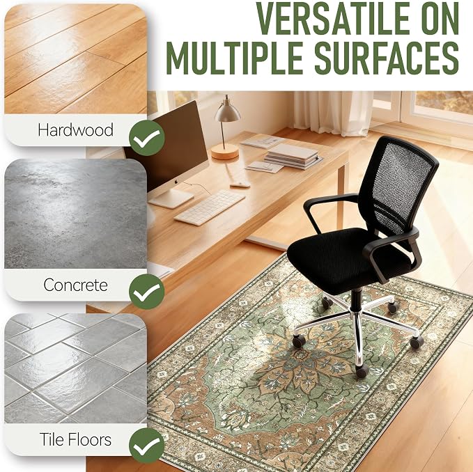 36"x48" Office Chair Mat for Hardwood, Under Desk Chair Mat for Home Office - Image 6