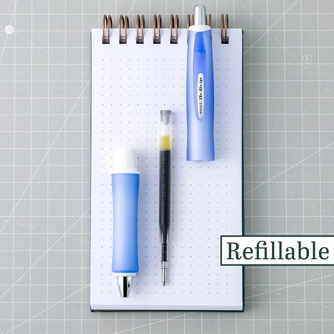 PILOT Dr. Grip Frosted Refillable & Retractable Ballpoint Pen, Medium Point - Image 4