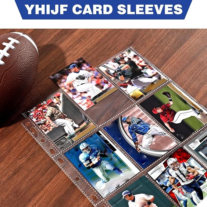 200 Pack 9 Pocket Card Sleeves Binder Sheets, Holds 3600 Cards, Trading Card - Image 5
