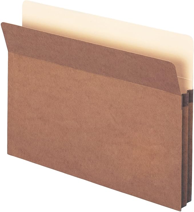 Smead File Pocket, Straight-Cut Tab, 1-3/4" Expansion, Letter Size, 25 per Box - Image 2