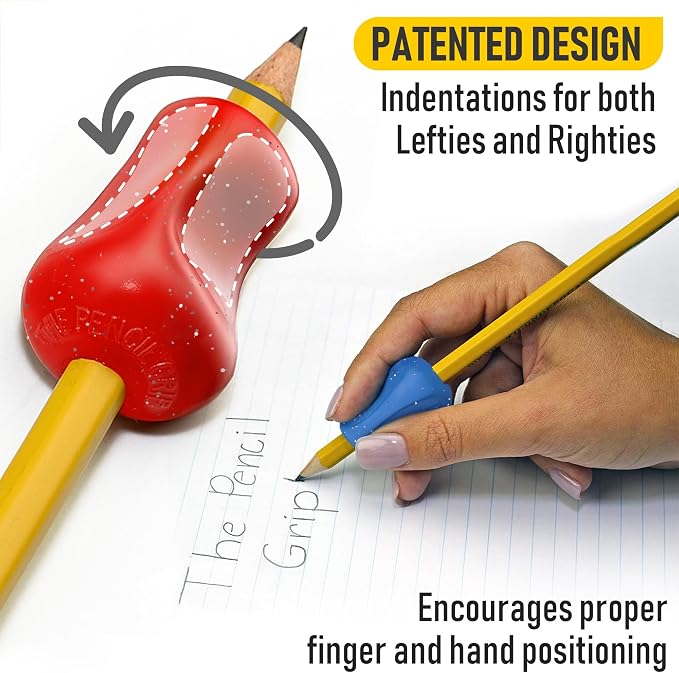 The Pencil Grip Glitter Pencil Grippers 6 Pcs, Pencil Grips - Image 4