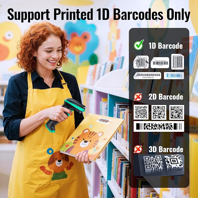 Tera Barcode Scanner 1D Wireless - Image 3