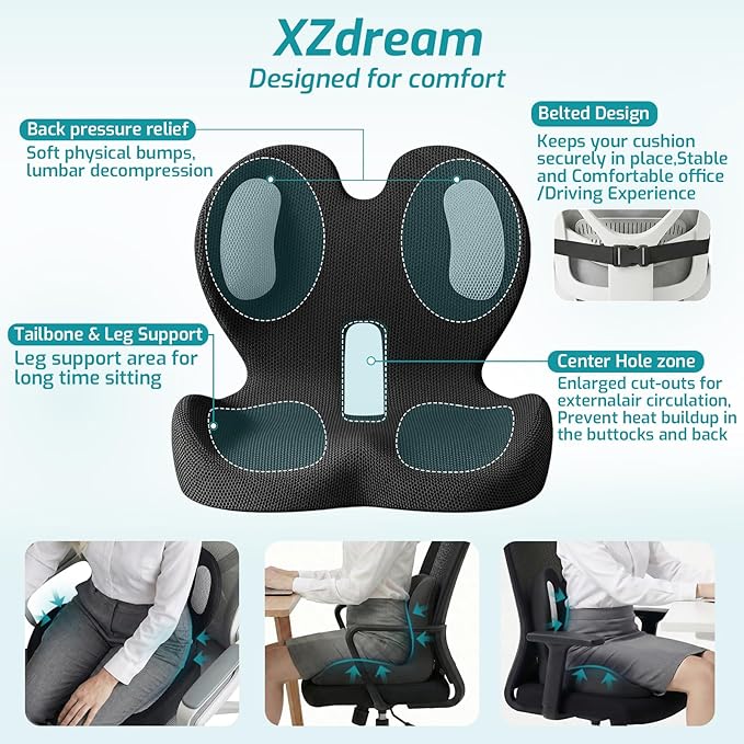 Ergonomic Seat Cushion, Office Chair Cushion - Image 3