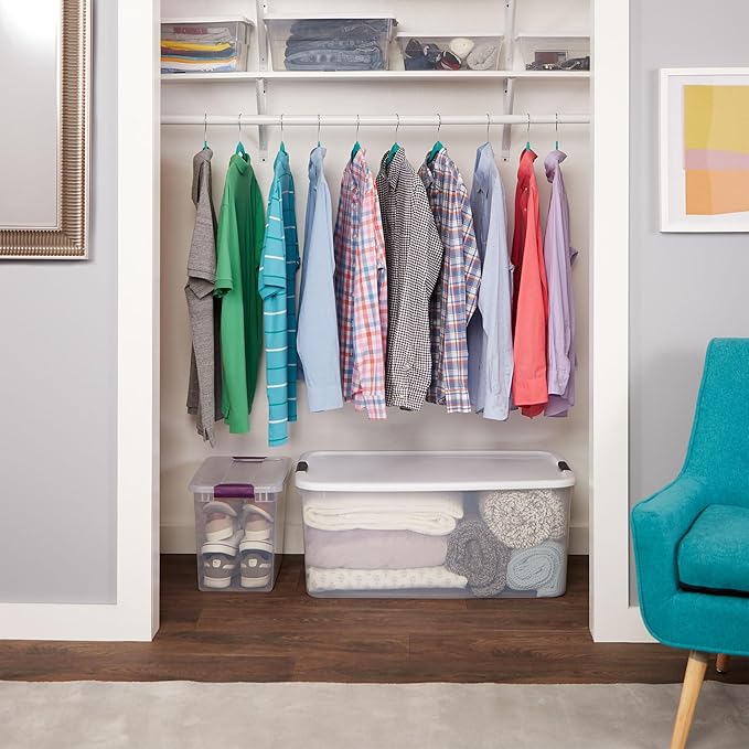 Sterilite 4-Pack Ultra Latching Box, Storage Bins - Image 5