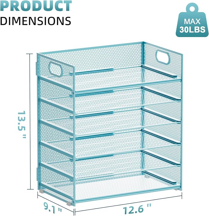 Marbrasse 2 Pack Desk Organizer - Image 3