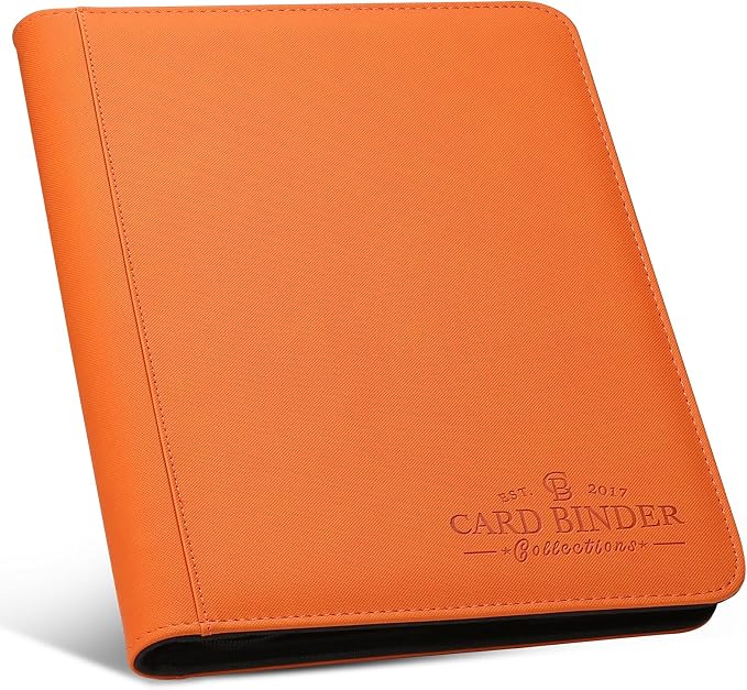 9 Pocket Card Binder, Premium Zip Trading Card Binder, 540 Double Sided Pocket by Foalgo