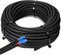 Sasylvia 1/4" x 25 ft Split Wire Loom Tubing Automotive Wire Loom Assortment by Sasylvia