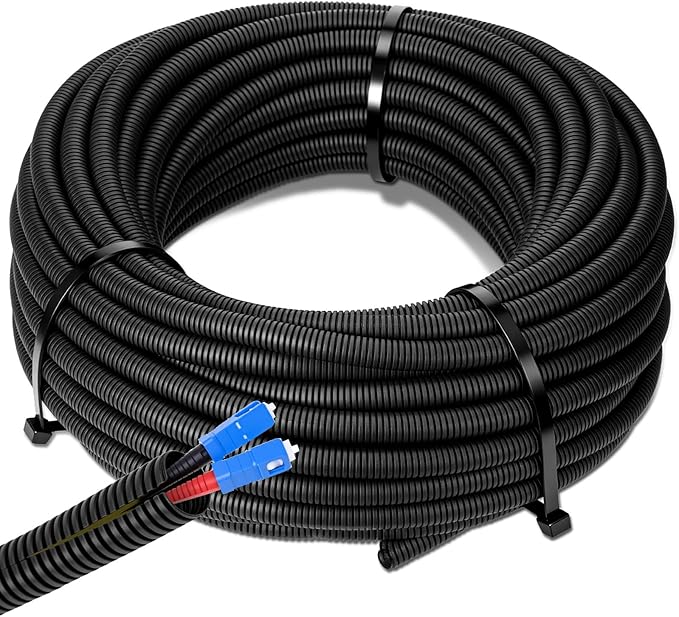 Sasylvia 1/2" x 300 ft Split Wire Loom Tubing Automotive Wire Loom Assortment by Sasylvia