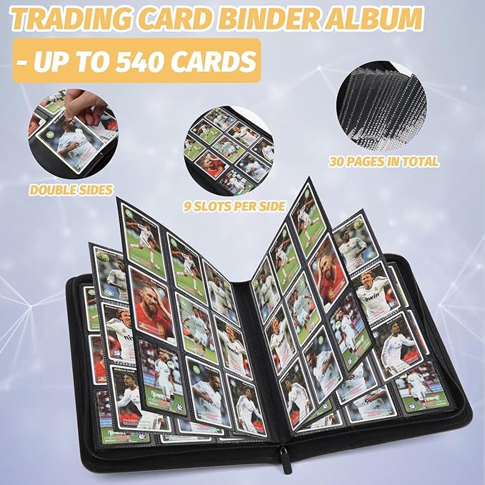 Trading Card Binder, Card Collection Binder - Image 6