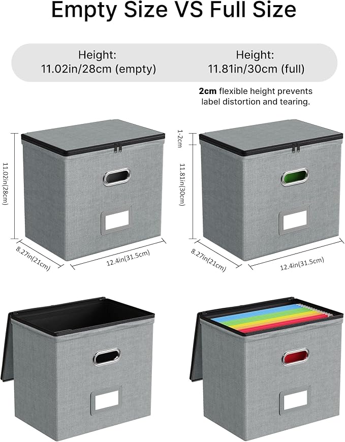 Oterri 1 Pack File Organizer Boxes - Image 3