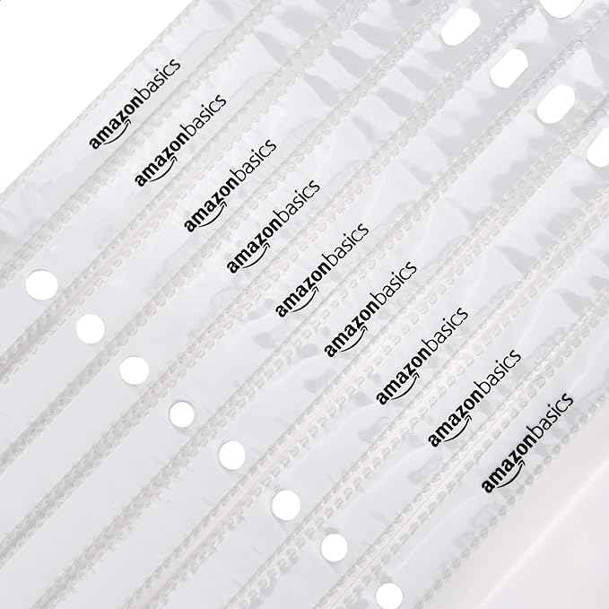 Amazon Basics Sheet Protectors for 3 Ring Binder, Top Loading - Image 4