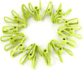 30 Pack Green Chip Bag Clips for Food by RIVEDA