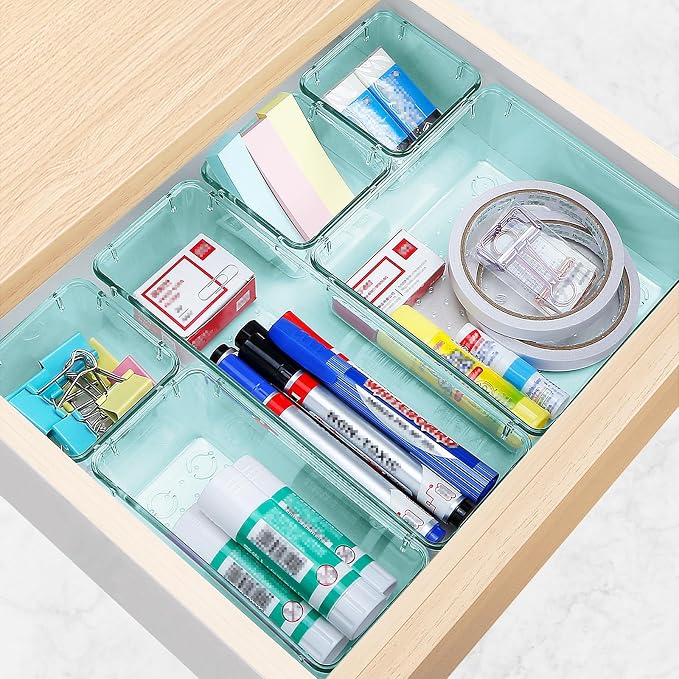StorMiracle 16 PCS Drawer Organizer Set, 5 Varied Size Bathroom and kitchen - Image 6