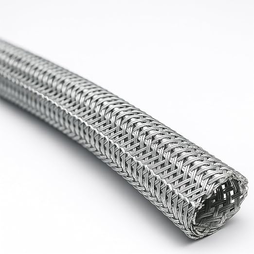 Electriduct 3/8" Hook Self Closing Sleeve Braid Wrap Around Sleeving Flame by Electriduct