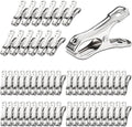 JULMELON 25 PCS Greenhouse Clips, 2.2 Inch Stainless Steel Garden Clips by JULMELON