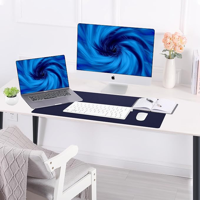 AFIING Desk Mat, 31.5" x 17", Cork Desk Pad Protector | Dual-Sided Cork & PU - Image 10