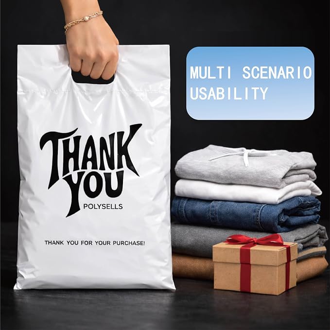 POLYSELLS Thank You Poly Mailers 14.5x19 inches 50 Pcs Waterproof Self-Sealing - Image 4