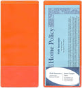StoreSMART® - Orange Plastic Policy/Lotto Ticket Holders - 300-Pack - by StoreSMART
