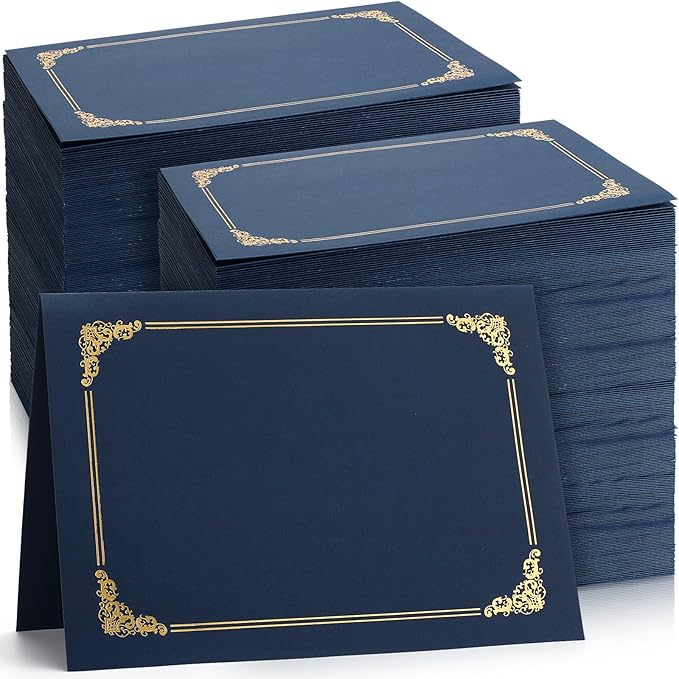 Fainne 250 Pcs Certificate Holders Diploma Holders Document Holder Certificate by Fainne