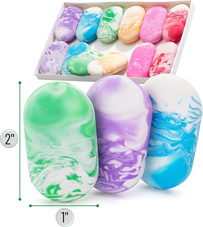 Mr. Pen- Erasers, 24 Pack, Vibrant Colors, Marble Pencil Eraser | Cute Eraser - Image 4