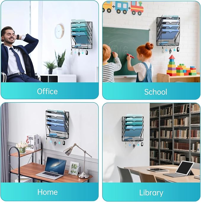 5 Tier Wall File Organizer - Image 7