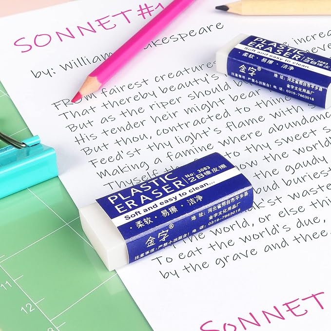 Tamaki Erasers, 12 Pack | Erasers - Image 6