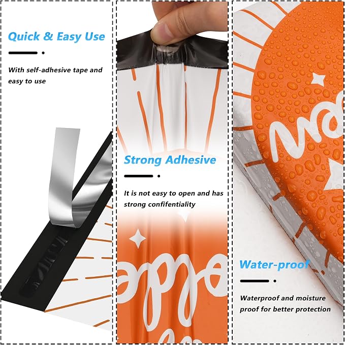 10x13 Poly Mailer Envelopes 25 Pack Shipping Bags - Image 3