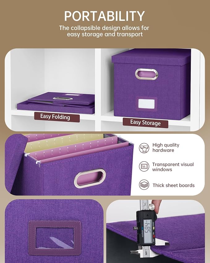 Oterri File Organizer, File Box, File Cabinet - Image 2