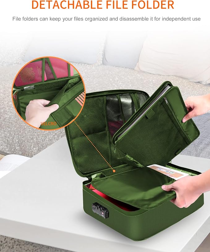 Noiposi 5200℉ Fireproof Document Box - Image 7