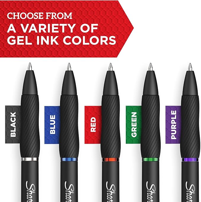 SHARPIE S-Gel Gel Pens Medium Point Red Ink Gel Pen - Image 3
