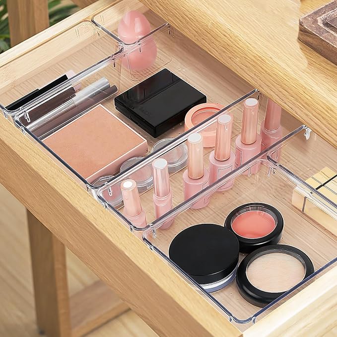 StorMiracle 10 PCS Drawer Organizer Set, 4 Varied Size Bathroom and kitchen - Image 5