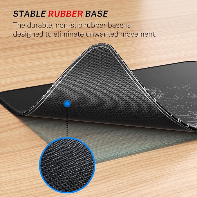 MROCO Essential Office & Gaming Mouse Pad, 8.5 x 11 Inch, Kanagawa Wave | - Image 4