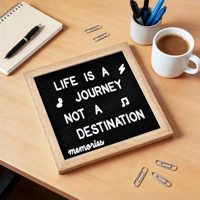 Pre-Cut Letters for Felt Letter Board, 739 Pieces Including Characters - Image 6
