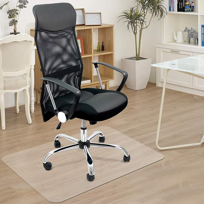 Azadx Large Chair Mat for Hardwood Floor 48 x 48'', Plastic Office Mat for - Image 2