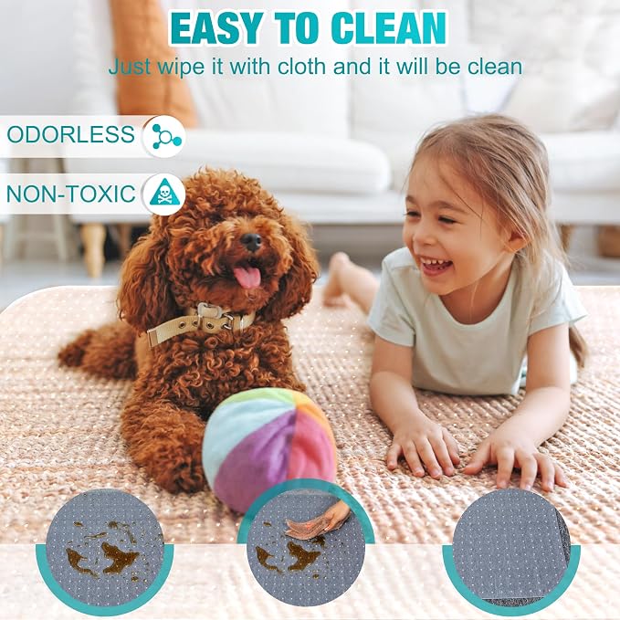 Office Chair Mat for Carpets, Non-Slip Computer Desk Chair Mat for Low Pile - Image 5