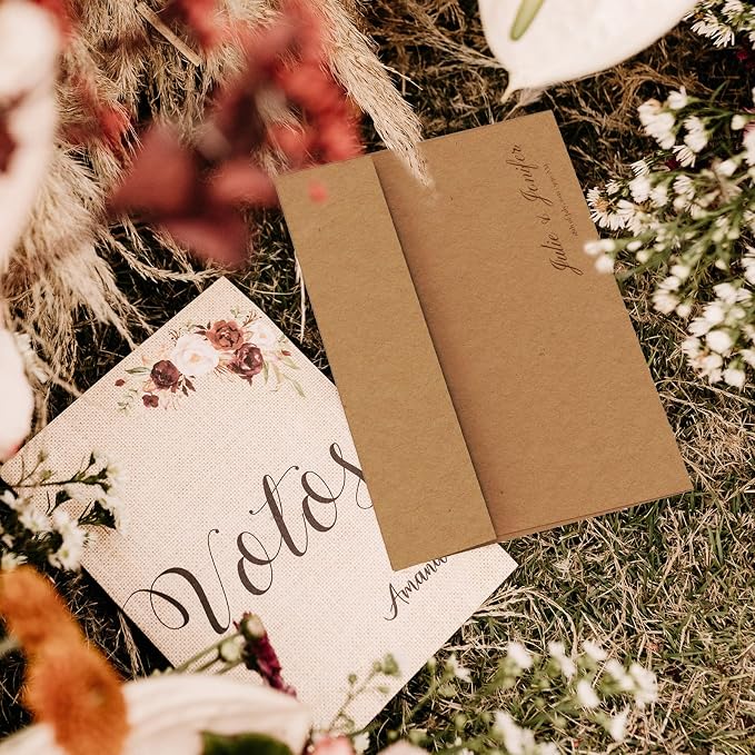 A7 Brown Kraft Envelopes Self Seal 100 Pack 120 GSM，Goefun Printable 5x7 - Image 6