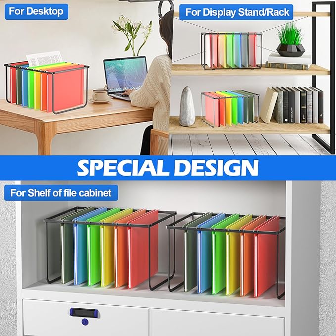 Legal and Letter Size Hanging File Folder Frame, Hanging File Folder Holder - Image 5