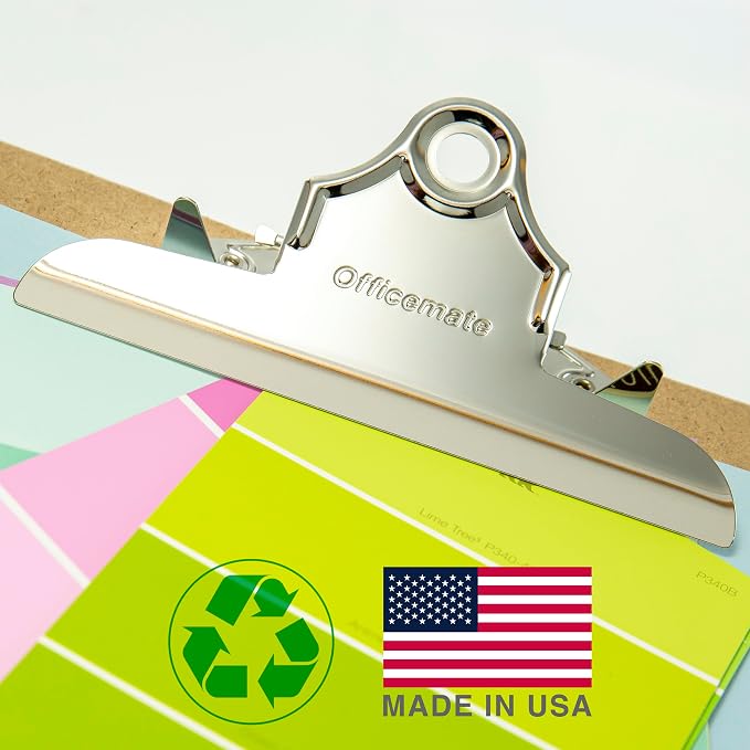 Officemate Recycled Wood Clipboard, Letter Size, 3 Pack - Image 2