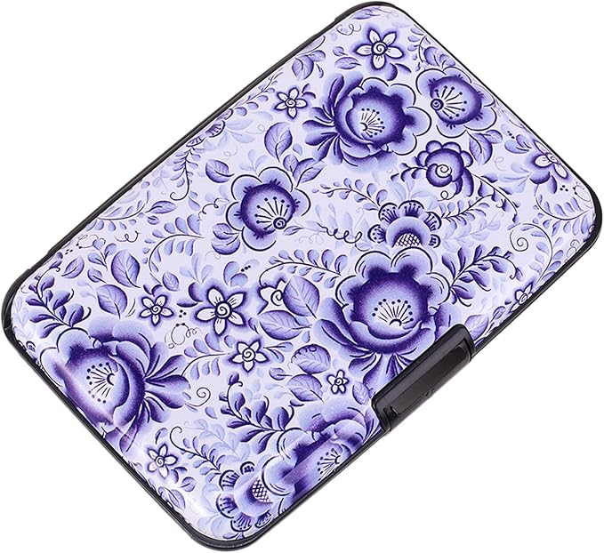 ELFISH Mini RFID Aluminum Wallet Credit Cards Holder Business Card Case Metal by ELFISH