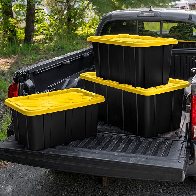 Sterilite 12-Pack Industrial Tote, Plastic Storage Container Bins - Image 8