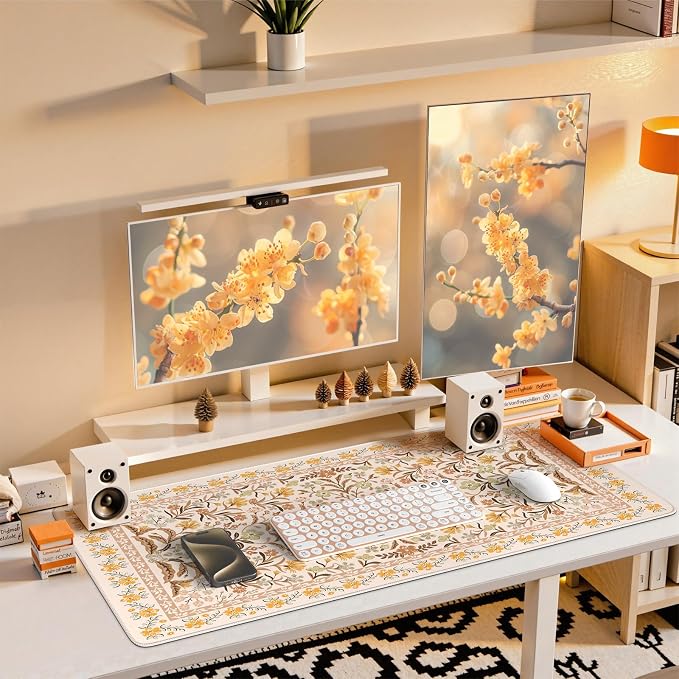 iCasso Desk Matt for Desktop, Cute Desk Pad Mat, XXL Large Mouse Pad, Anti-Slip - Image 6