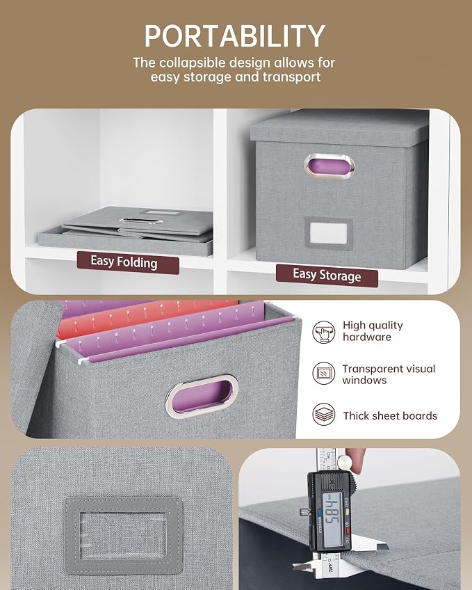 Oterri File Organizer, File Box, File Cabinet - Image 2