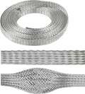 1/2" Wide Tinned Copper Braided Metal Wire Shielding Sleeve Ground Strap by BuyUneed
