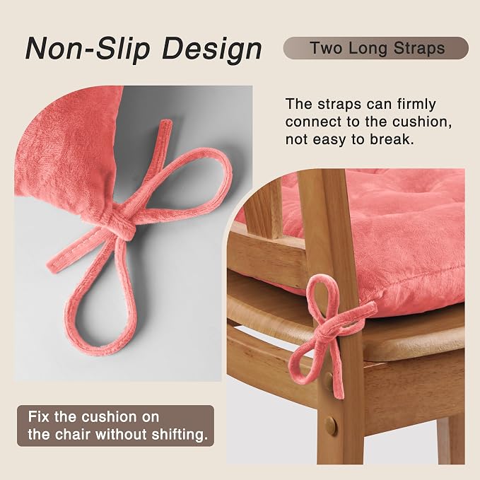 OVOV 1 Pack Chair Cushions for Dining Chairs Soft Seat Cushions for Kitchen - Image 3