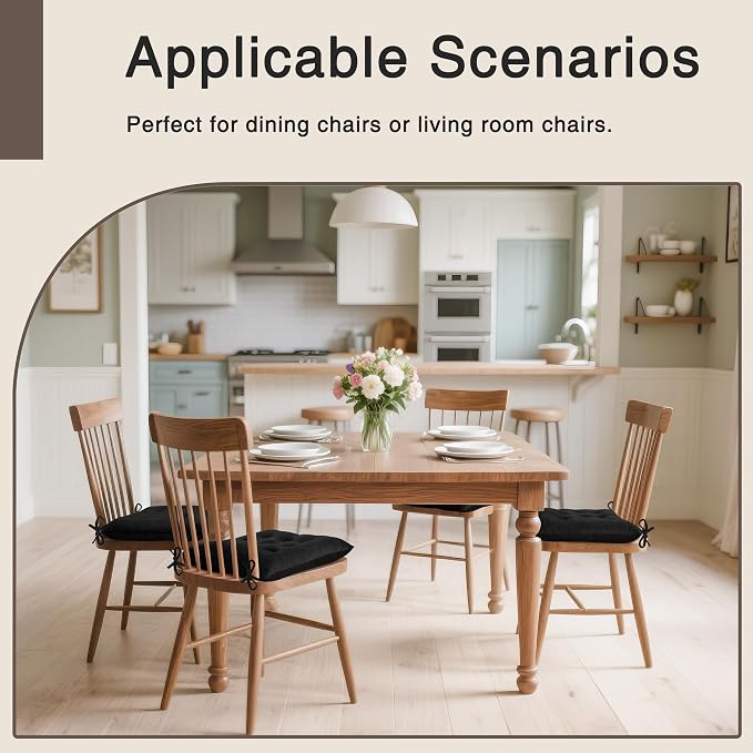 OVOV 1 Pack Chair Cushions for Dining Chairs Soft Seat Cushions for Kitchen - Image 5