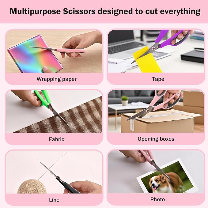24 Scissors Set, High/Middle Student Teacher, Right/Left Handle - Image 9