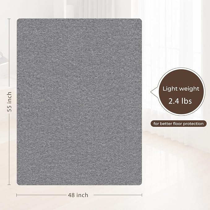 Office Chair Mat, Hard Floor Chair Mat Mat Suitable - Image 5