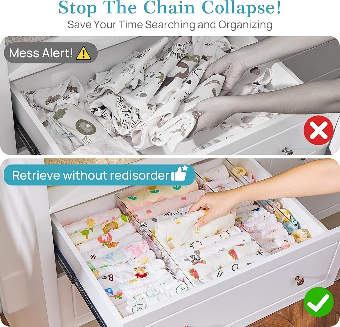 Vtopmart 18 Pack Drawer Dividers - Image 8